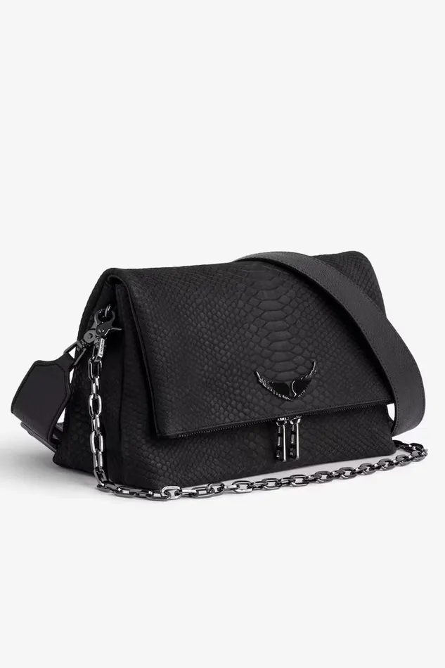Zadig and Voltaire Bags ROCKY SAVAGE BLK 8211 WomenMen Zadig and Voltaire Bags ROCKY SAVAGE BLK 8211 WomenMen