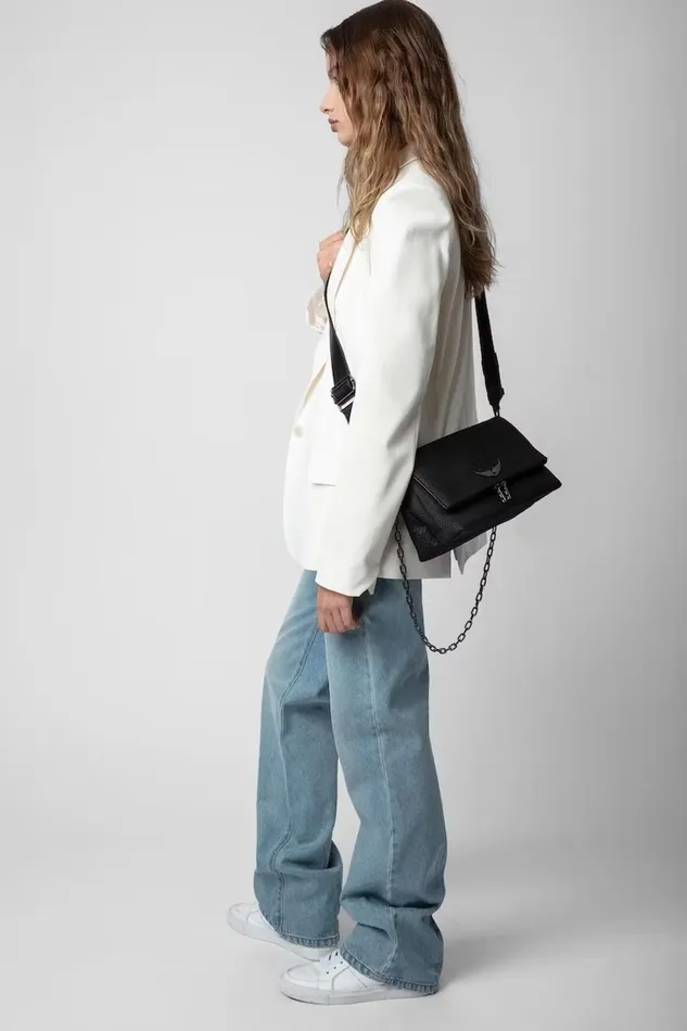 Zadig and Voltaire Bags ROCKY SAVAGE BLK 8211 WomenMen Zadig and Voltaire Bags ROCKY SAVAGE BLK 8211 WomenMen