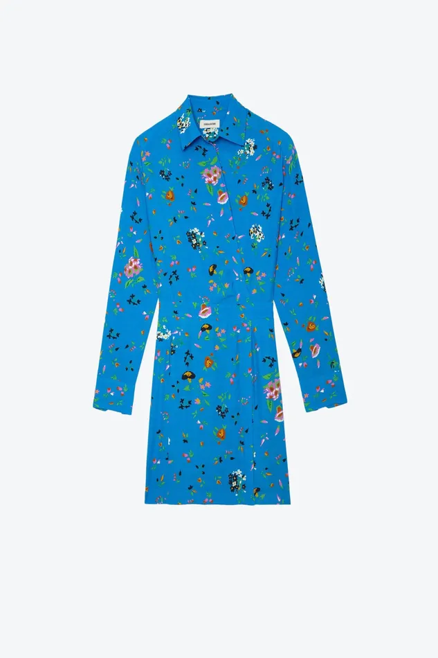 Zadig and Voltaire Dresses RAVY DRESS AZUR 8211 Women