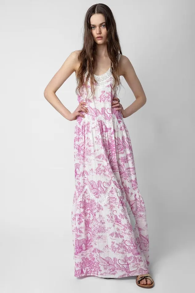 Zadig and Voltaire Dresses RECLOUD DRESS PINK 8211 Women
