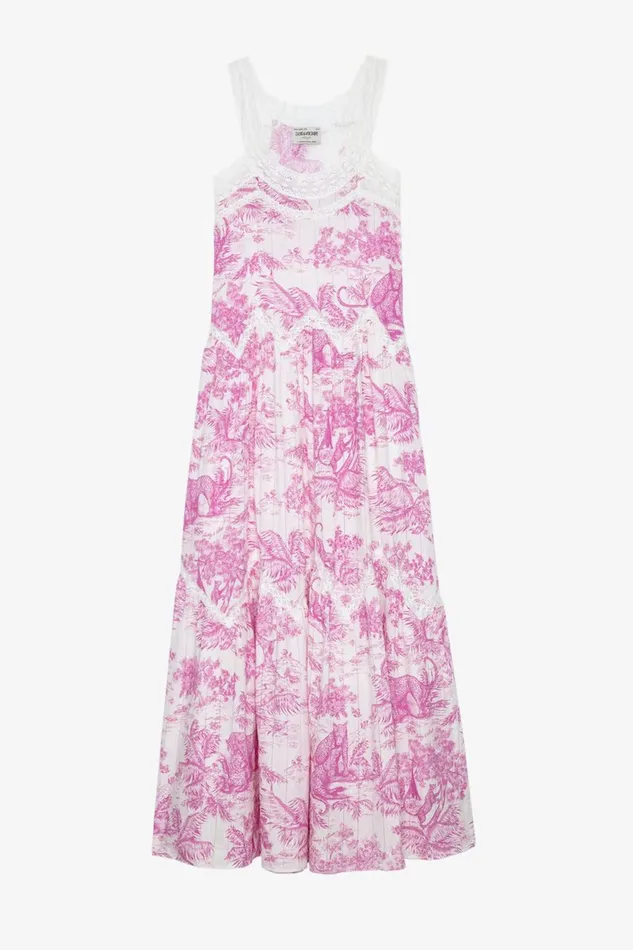 Zadig and Voltaire Dresses RECLOUD DRESS PINK 8211 Women Zadig and Voltaire Dresses RECLOUD DRESS PINK 8211 Women