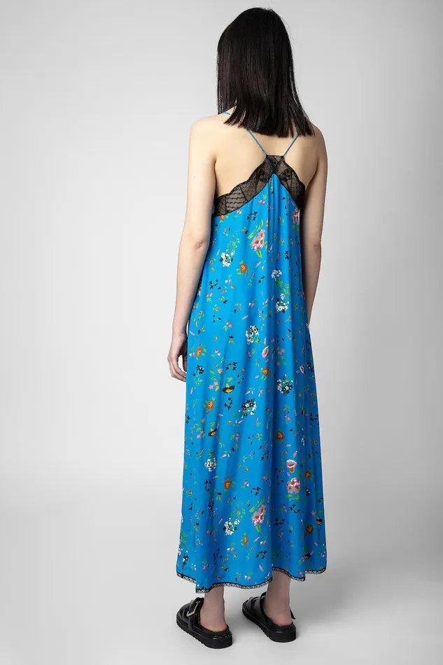 Zadig and Voltaire Dresses RISTY CREPE UMA AZUR 8211 Women Zadig and Voltaire Dresses RISTY CREPE UMA AZUR 8211 Women
