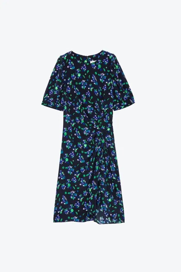 Zadig and Voltaire Dresses RIXE BIANCA DRESS BLACK FLOWER 8211 Women Zadig and Voltaire Dresses RIXE BIANCA DRESS BLACK FLOWER 8211 Women