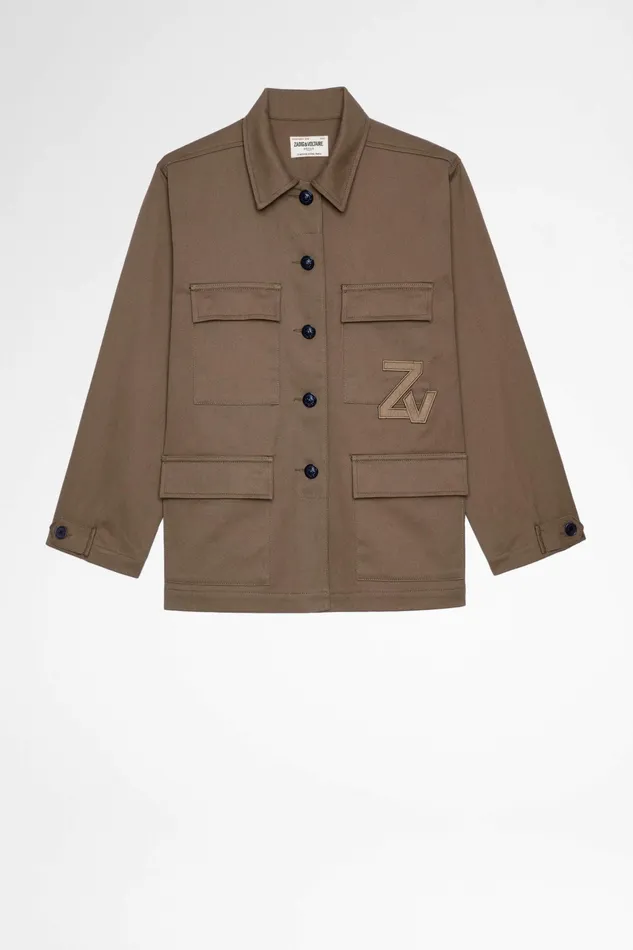 Zadig and Voltaire Jackets KANSAS BROD JKT BROWN 8211 Women Zadig and Voltaire Jackets KANSAS BROD JKT BROWN 8211 Women