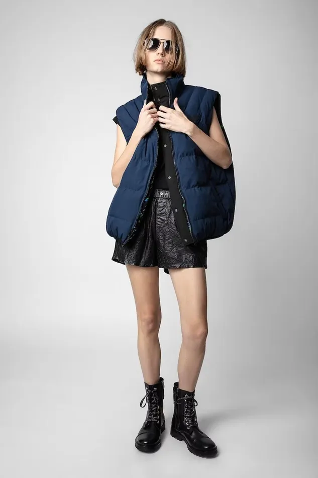 Zadig and Voltaire Jackets KERA FLOWER VEST BLACK FLOWER 8211 Women Zadig and Voltaire Jackets KERA FLOWER VEST BLACK FLOWER 8211 Women