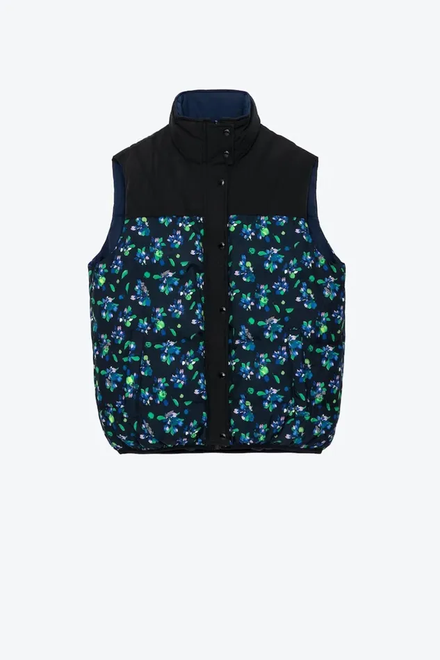 Zadig and Voltaire Jackets KERA FLOWER VEST BLACK FLOWER 8211 Women Zadig and Voltaire Jackets KERA FLOWER VEST BLACK FLOWER 8211 Women