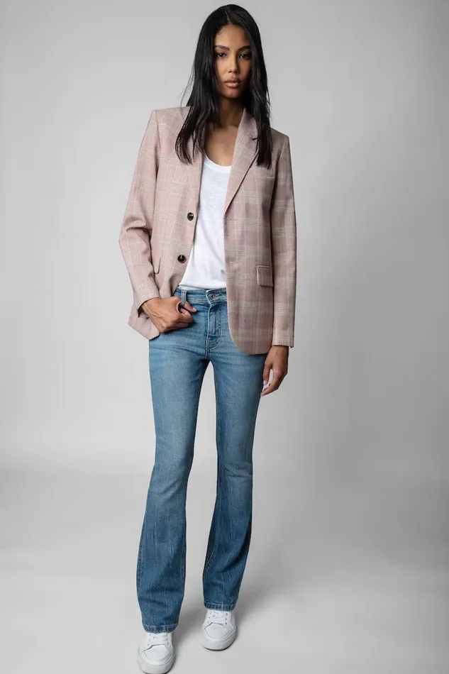 Zadig and Voltaire Jackets VANILLE ZADIG JACKET ROSE 8211 Women Zadig and Voltaire Jackets VANILLE ZADIG JACKET ROSE 8211 Women