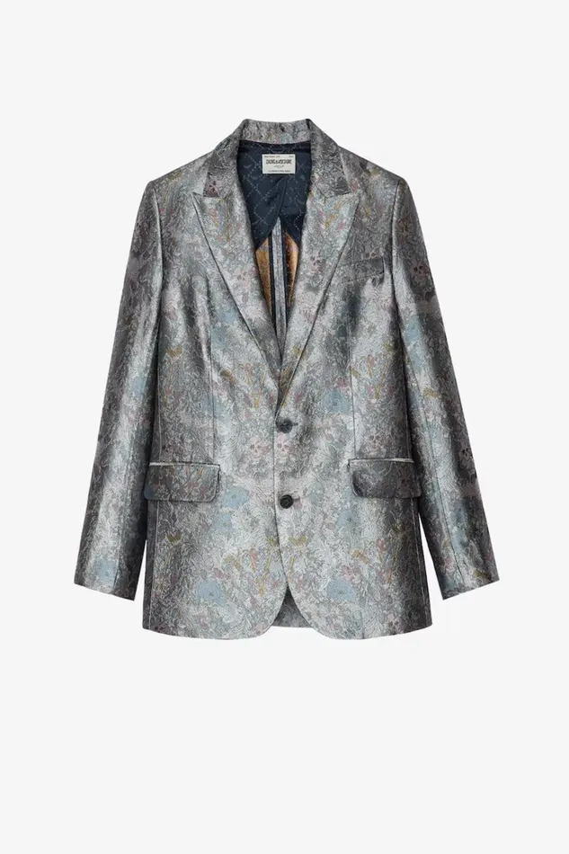 Zadig and Voltaire Jackets VEGY BRIT FLOWER KHAKI 8211 Women Zadig and Voltaire Jackets VEGY BRIT FLOWER KHAKI 8211 Women