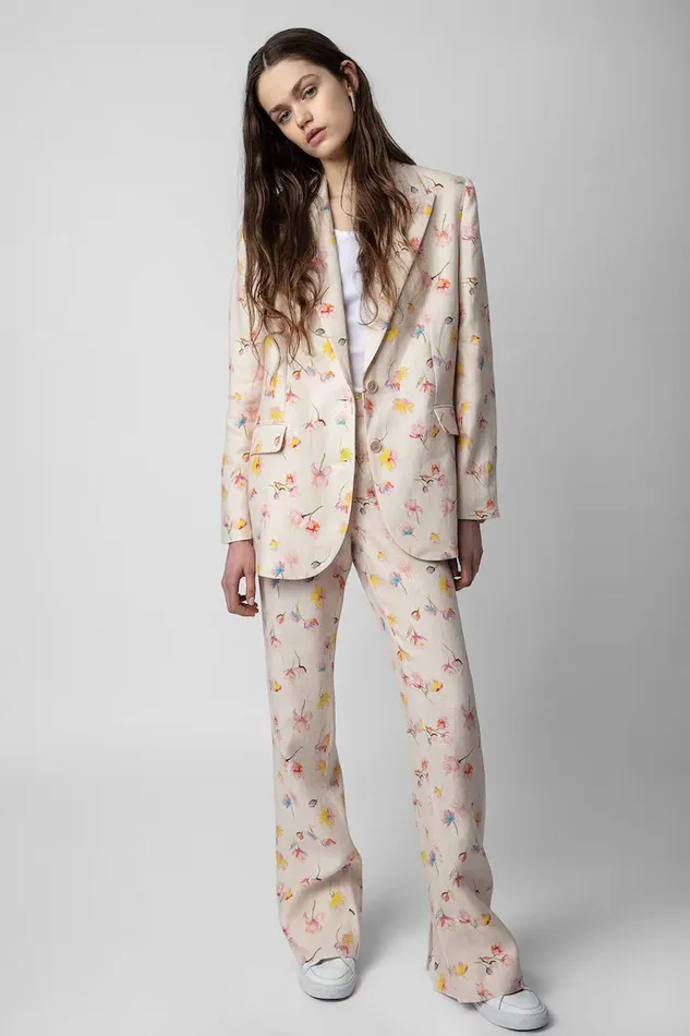 Zadig and Voltaire Jackets VEGY COURTNEY VANILLA 8211 Women Zadig and Voltaire Jackets VEGY COURTNEY VANILLA 8211 Women