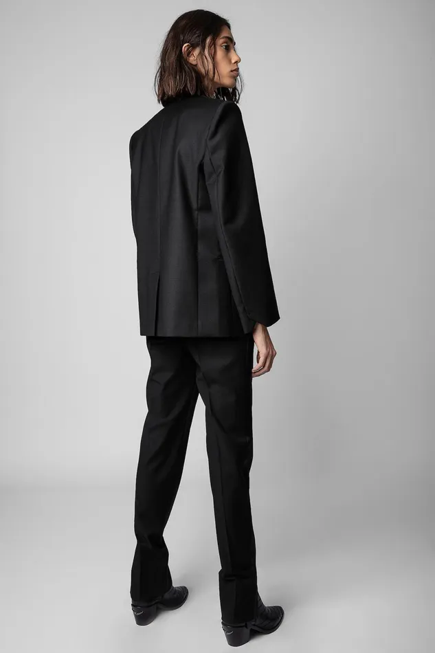 Zadig and Voltaire Jackets VENUS SMOKING BLACK 8211 Women Zadig and Voltaire Jackets VENUS SMOKING BLACK 8211 Women