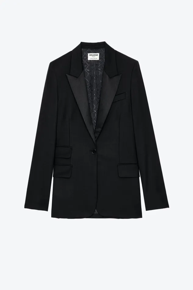 Zadig and Voltaire Jackets VENUS SMOKING BLACK 8211 Women Zadig and Voltaire Jackets VENUS SMOKING BLACK 8211 Women