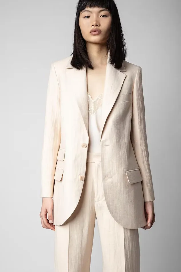 Zadig and Voltaire Jackets VIOLET BLAZER POWDER 8211 Women