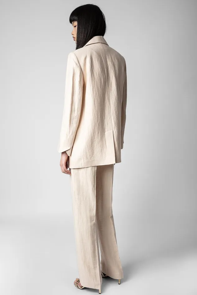 Zadig and Voltaire Jackets VIOLET BLAZER POWDER 8211 Women Zadig and Voltaire Jackets VIOLET BLAZER POWDER 8211 Women
