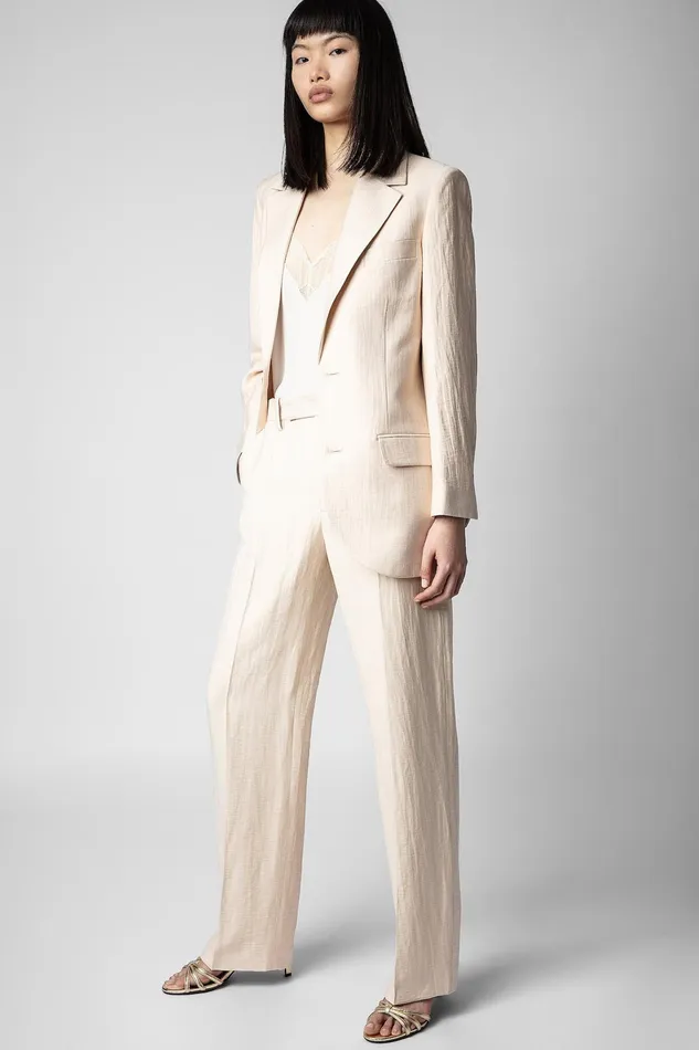 Zadig and Voltaire Jackets VIOLET BLAZER POWDER 8211 Women Zadig and Voltaire Jackets VIOLET BLAZER POWDER 8211 Women