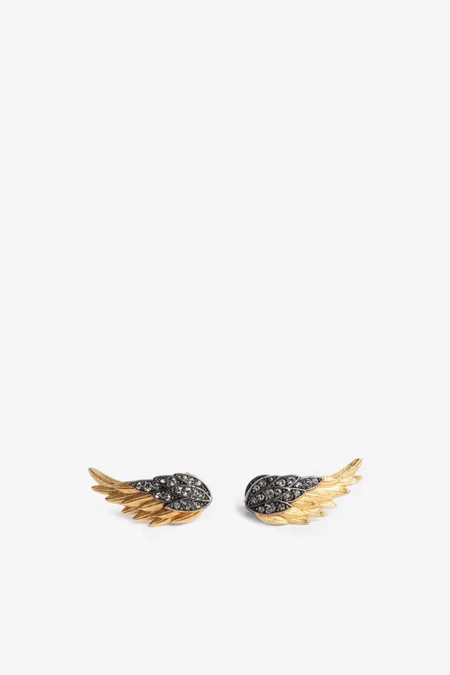 Zadig and Voltaire Jewellery ROCK FEATHER EARRING 8211 WomenMen