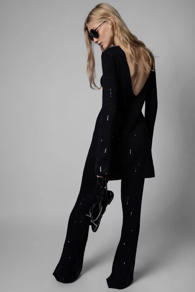 Zadig and Voltaire Pants FLARY LUREX PANTS BLACK 8211 Women Zadig and Voltaire Pants FLARY LUREX PANTS BLACK 8211 Women