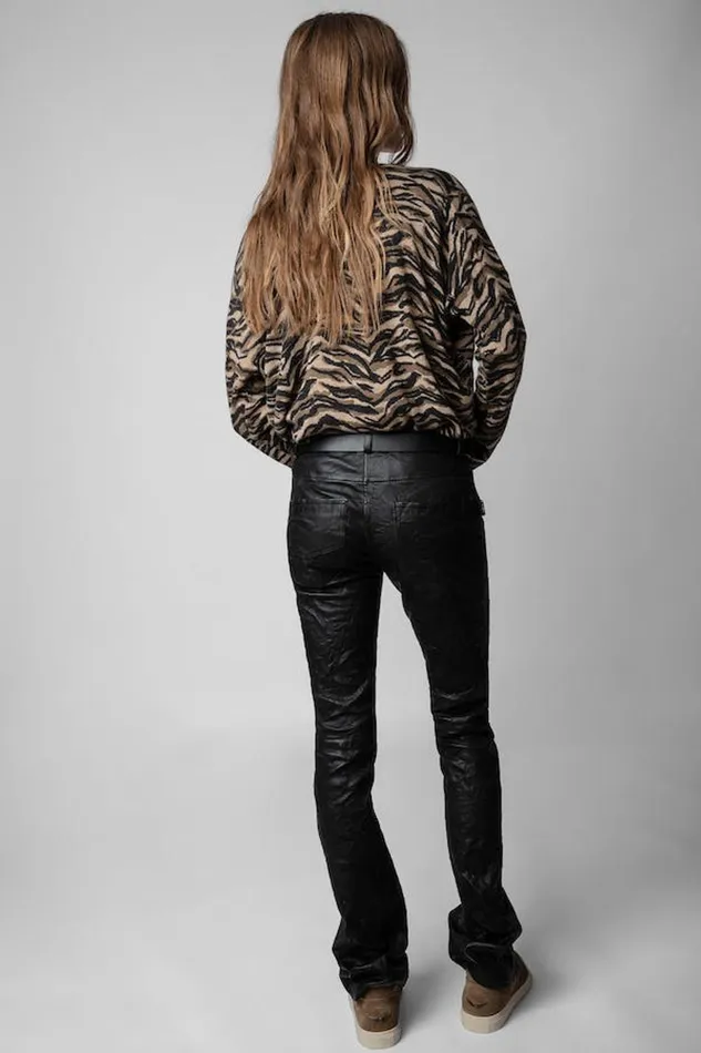 Zadig and Voltaire Pants HIPPIE LTH PANTS BLACK 8211 Women Zadig and Voltaire Pants HIPPIE LTH PANTS BLACK 8211 Women