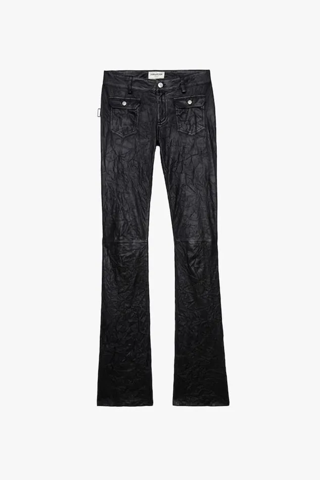 Zadig and Voltaire Pants HIPPIE LTH PANTS BLACK 8211 Women Zadig and Voltaire Pants HIPPIE LTH PANTS BLACK 8211 Women