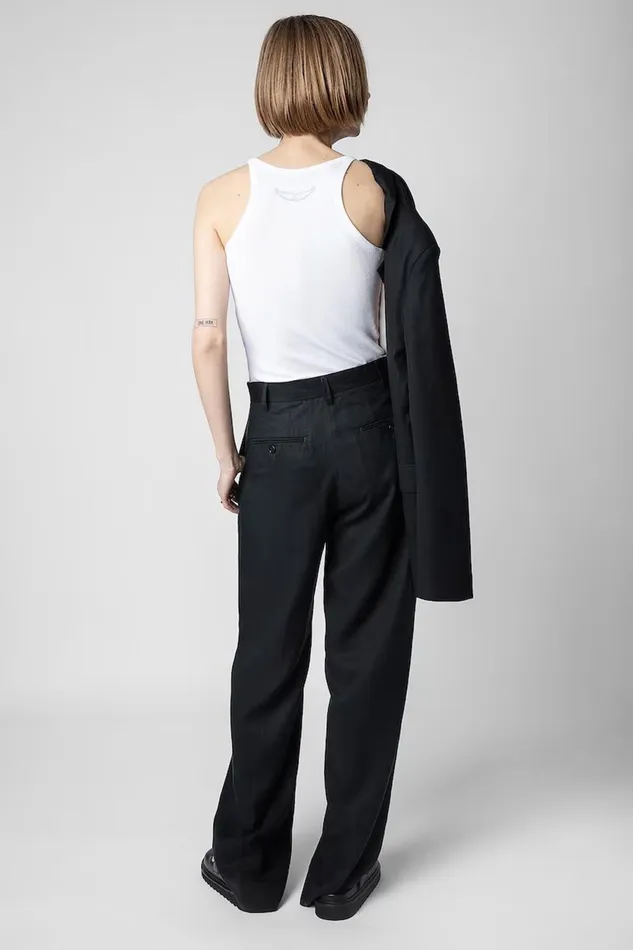 Zadig and Voltaire Pants PETER LYOCELL BLACK 8211 Women Zadig and Voltaire Pants PETER LYOCELL BLACK 8211 Women