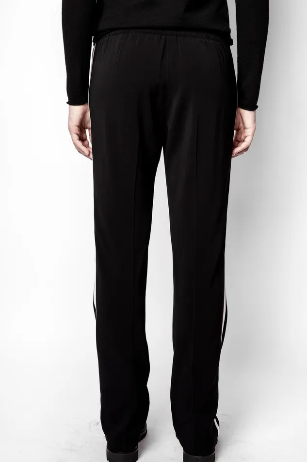 Zadig and Voltaire Pants POMY SIDE BAND PANTS BLACK 8211 Women Zadig and Voltaire Pants POMY SIDE BAND PANTS BLACK 8211 Women