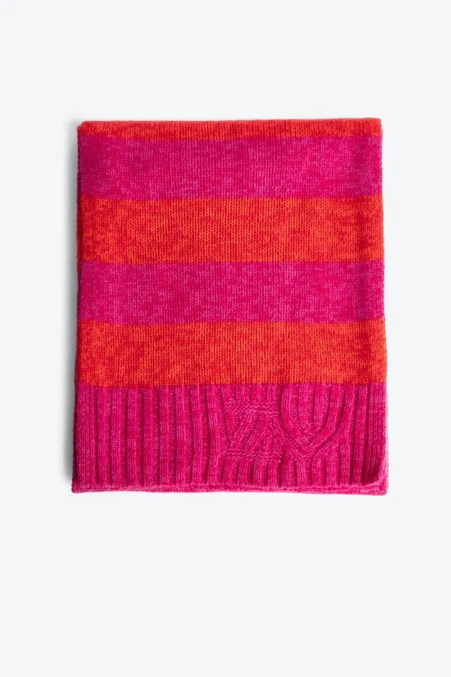 Zadig and Voltaire Scarves SHAY STRIPE SCARF 8211 WomenMen Zadig and Voltaire Scarves SHAY STRIPE SCARF 8211 WomenMen