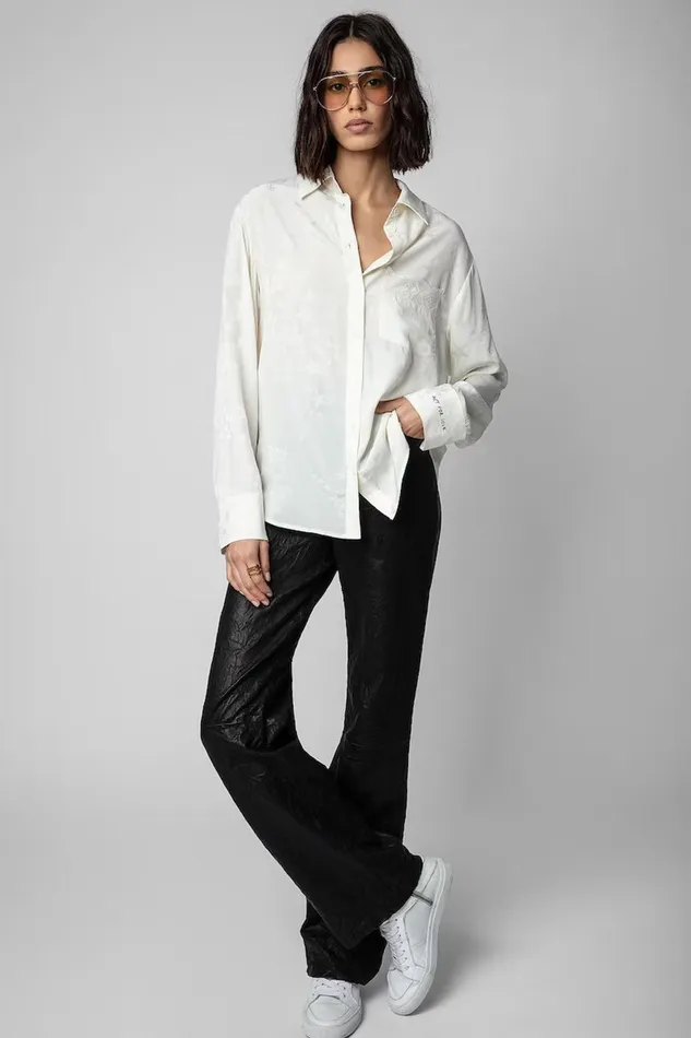Zadig and Voltaire Shirts and Tops MORNING JAC SHIRT OFF WHITE 8211 Women
