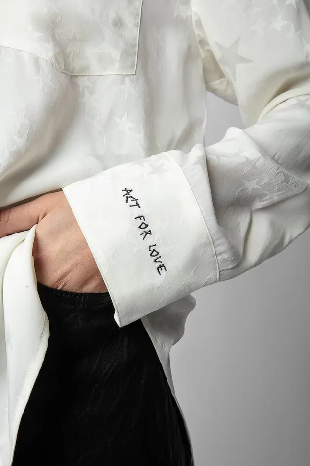 Zadig and Voltaire Shirts and Tops MORNING JAC SHIRT OFF WHITE 8211 Women Zadig and Voltaire Shirts and Tops MORNING JAC SHIRT OFF WHITE 8211 Women