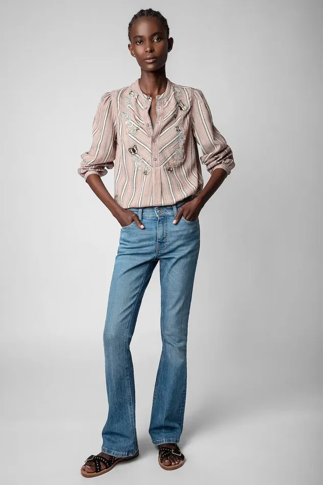 Zadig and Voltaire Shirts and Tops TEDA BROD SHIRT RED 8211 Women Zadig and Voltaire Shirts and Tops TEDA BROD SHIRT RED 8211 Women