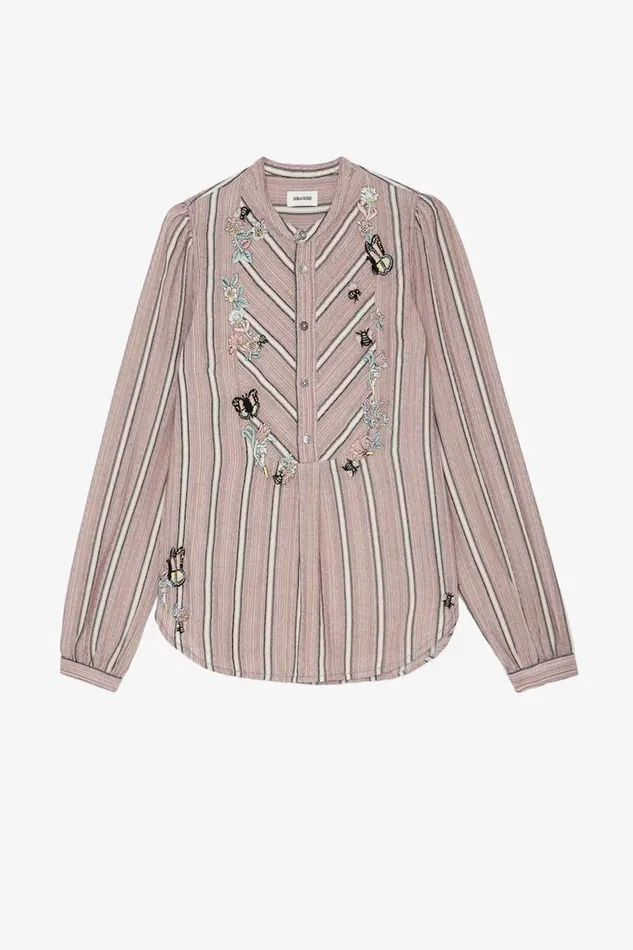 Zadig and Voltaire Shirts and Tops TEDA BROD SHIRT RED 8211 Women Zadig and Voltaire Shirts and Tops TEDA BROD SHIRT RED 8211 Women