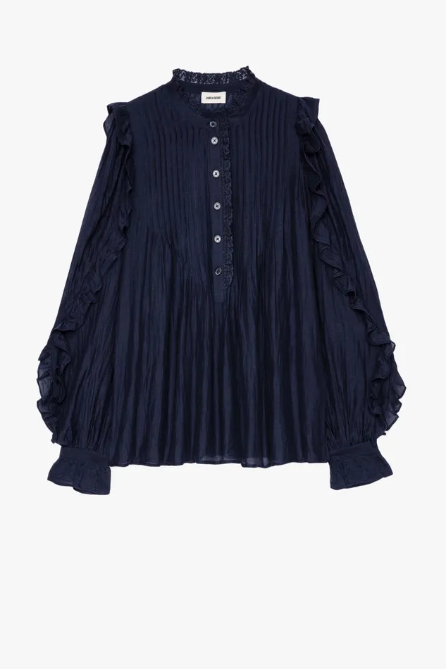 Zadig and Voltaire Shirts and Tops TIMMY BLOUSE N DEEP NAVY 8211 Women Zadig and Voltaire Shirts and Tops TIMMY BLOUSE N DEEP NAVY 8211 Women