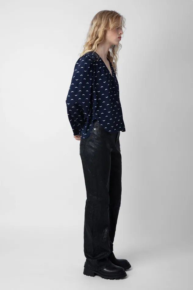 Zadig and Voltaire Shirts and Tops TURIN POLKA WINGS NAVY 8211 Women Zadig and Voltaire Shirts and Tops TURIN POLKA WINGS NAVY 8211 Women