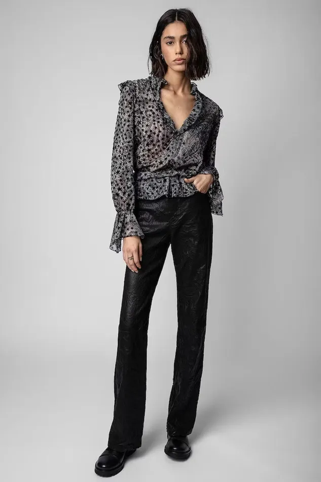 Zadig and Voltaire Shirts and Tops TUYA BLOUSE BLACK 8211 Women
