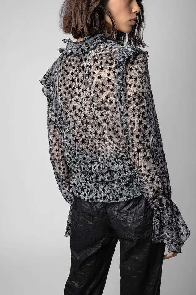 Zadig and Voltaire Shirts and Tops TUYA BLOUSE BLACK 8211 Women Zadig and Voltaire Shirts and Tops TUYA BLOUSE BLACK 8211 Women