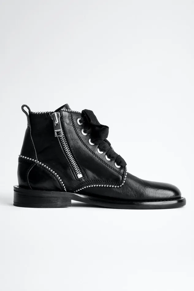 Zadig and Voltaire ShoesBoots LAUREEN STUDDED BOOT BLACK 8211 WomenMen Zadig and Voltaire ShoesBoots LAUREEN STUDDED BOOT BLACK 8211 WomenMen