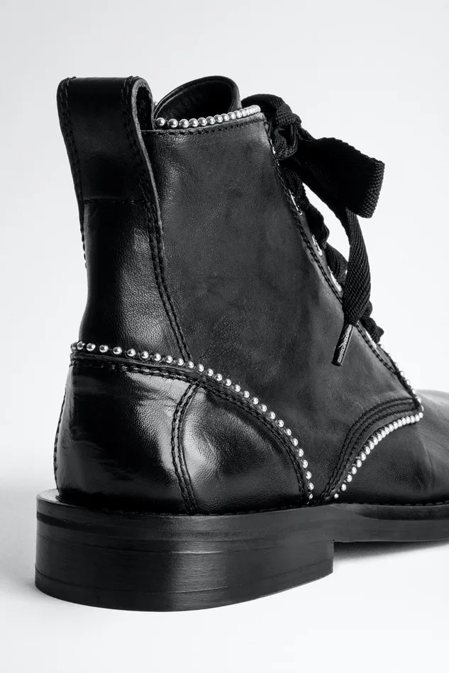 Zadig and Voltaire ShoesBoots LAUREEN STUDDED BOOT BLACK 8211 WomenMen Zadig and Voltaire ShoesBoots LAUREEN STUDDED BOOT BLACK 8211 WomenMen