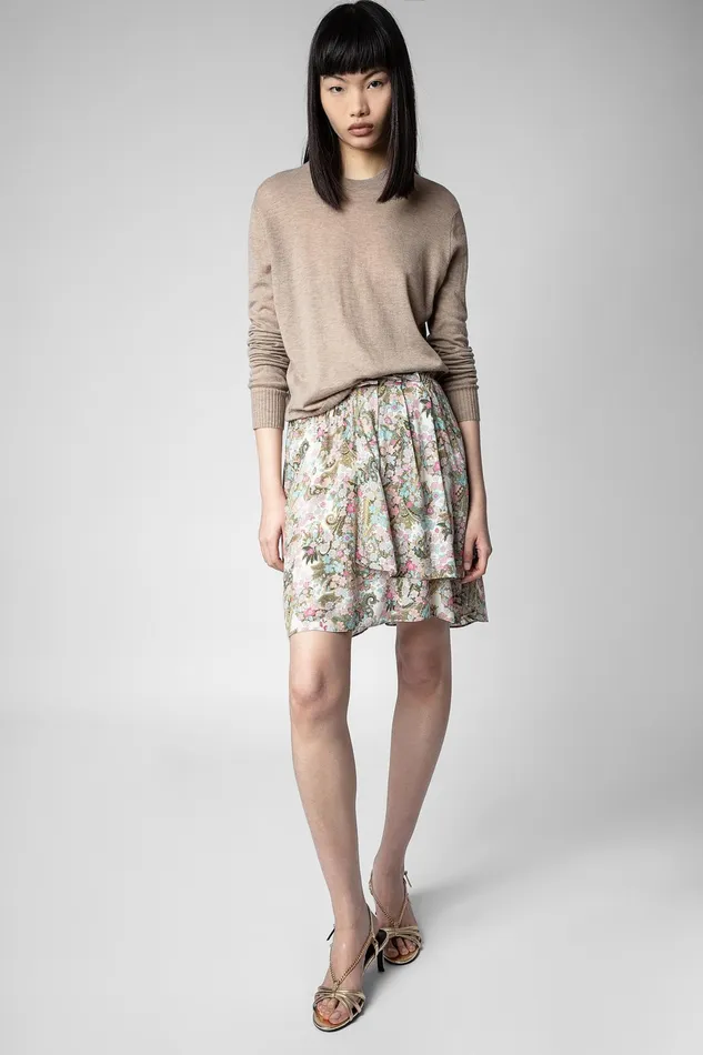 Zadig and Voltaire Skirts and Shorts JACKYLA YOKO CREAM PRINT 8211 Women