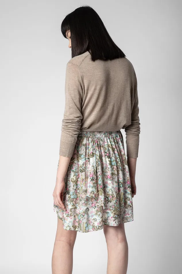 Zadig and Voltaire Skirts and Shorts JACKYLA YOKO CREAM PRINT 8211 Women
