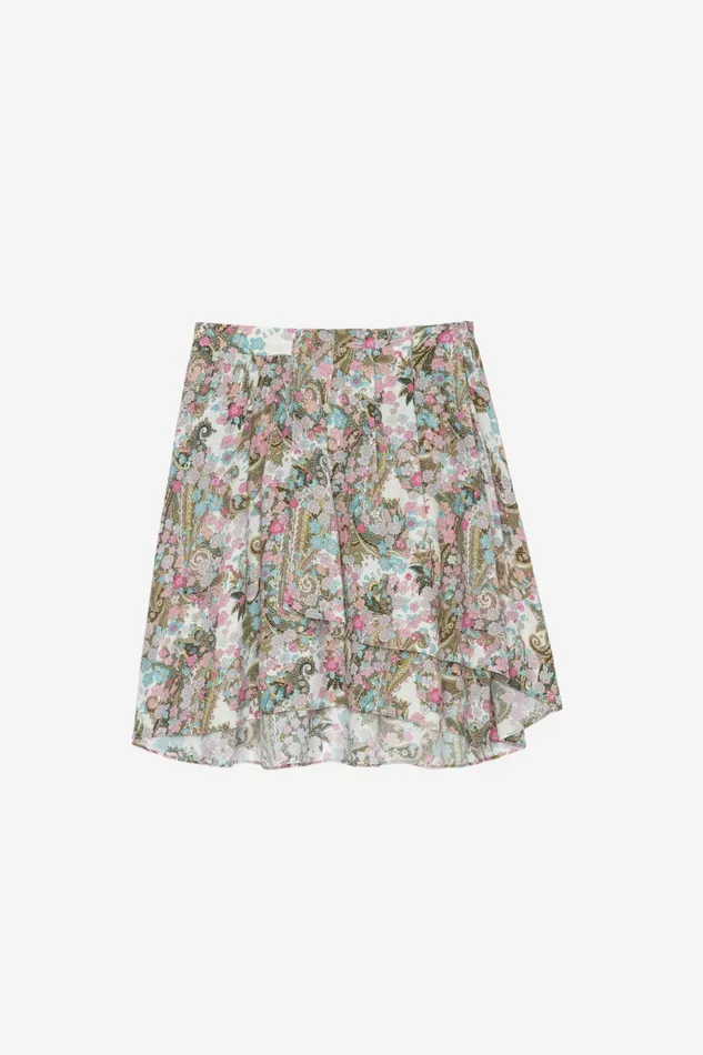 Zadig and Voltaire Skirts and Shorts JACKYLA YOKO CREAM PRINT 8211 Women