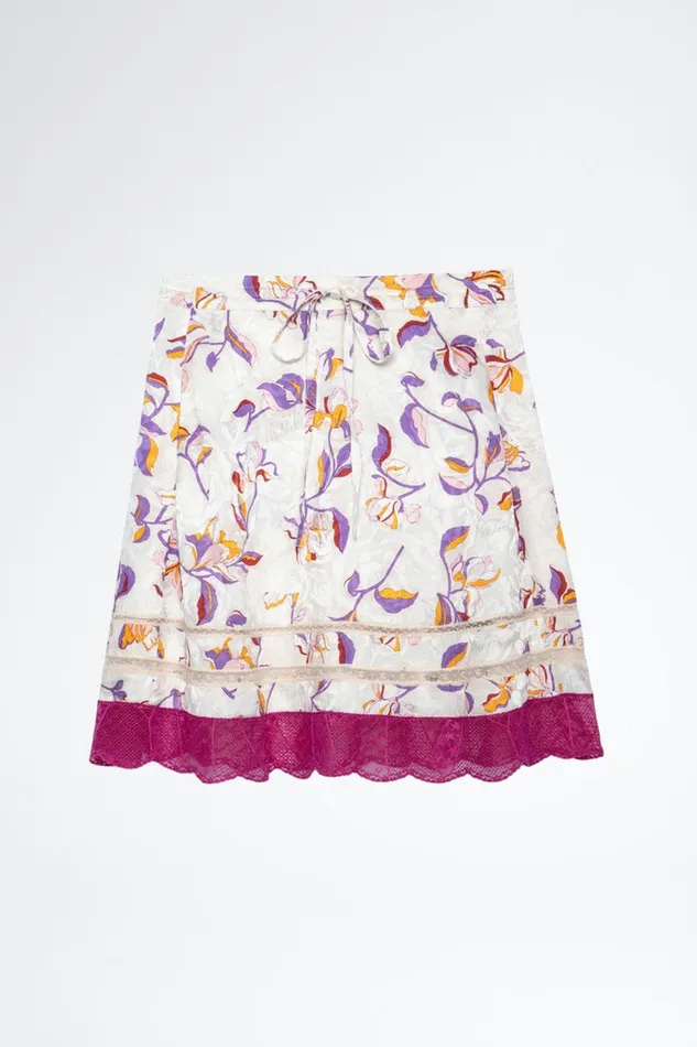 Zadig and Voltaire Skirts and Shorts JAELLE FLOWERS SKIRT TOILE 8211 Women Zadig and Voltaire Skirts and Shorts JAELLE FLOWERS SKIRT TOILE 8211 Women