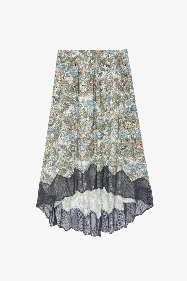 Zadig and Voltaire Skirts and Shorts JOSLIN BRIT SKIRT KHAKI PRINT 8211 Women Zadig and Voltaire Skirts and Shorts JOSLIN BRIT SKIRT KHAKI PRINT 8211 Women