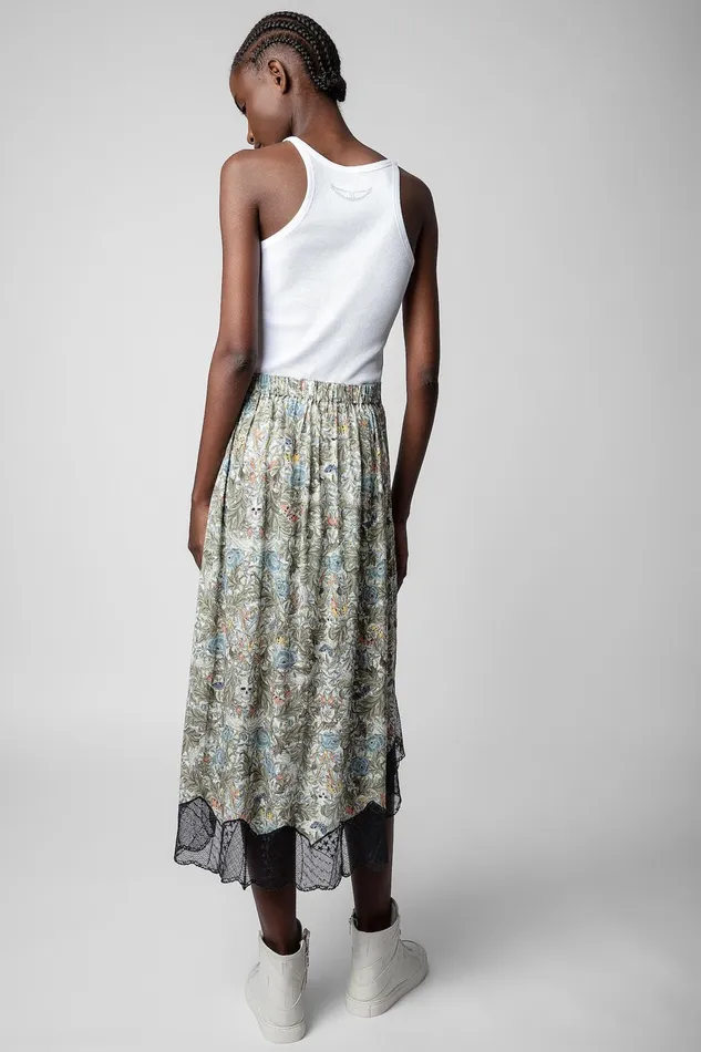 Zadig and Voltaire Skirts and Shorts JOSLIN BRIT SKIRT KHAKI PRINT 8211 Women Zadig and Voltaire Skirts and Shorts JOSLIN BRIT SKIRT KHAKI PRINT 8211 Women