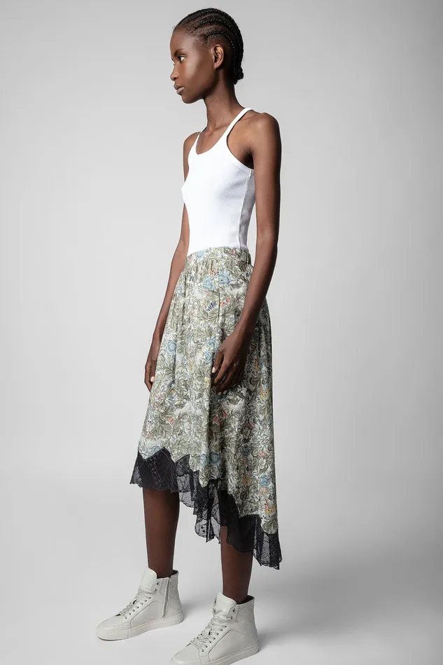 Zadig and Voltaire Skirts and Shorts JOSLIN BRIT SKIRT KHAKI PRINT 8211 Women Zadig and Voltaire Skirts and Shorts JOSLIN BRIT SKIRT KHAKI PRINT 8211 Women