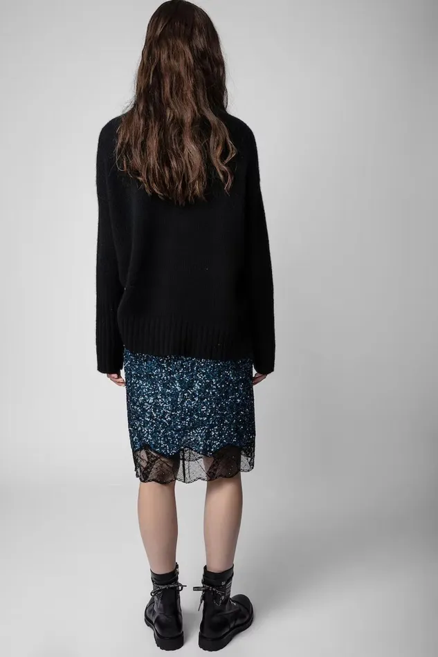 Zadig and Voltaire Skirts and Shorts JUSTICA SEQUIN SKIRT NAVY 8211 Women Zadig and Voltaire Skirts and Shorts JUSTICA SEQUIN SKIRT NAVY 8211 Women