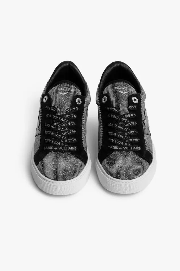 Zadig and Voltaire Sneakers ZV1747 FLASH SPARKLE BLACK 8211 WomenMen Zadig and Voltaire Sneakers ZV1747 FLASH SPARKLE BLACK 8211 WomenMen
