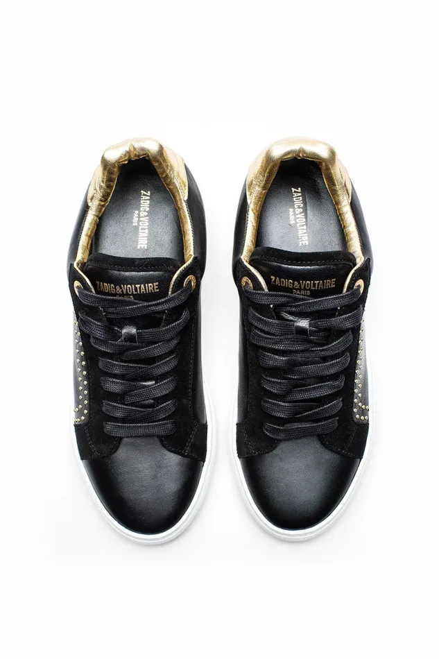 Zadig and Voltaire Sneakers ZV1747 SNEAKERS PERM BLACK 8211 WomenMen Zadig and Voltaire Sneakers ZV1747 SNEAKERS PERM BLACK 8211 WomenMen