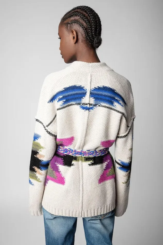 Zadig and Voltaire Sweaters and Knitwear ASPEN CARDIGAN PUTTY 8211 Women Zadig and Voltaire Sweaters and Knitwear ASPEN CARDIGAN PUTTY 8211 Women