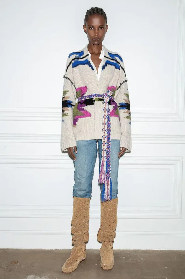 Zadig and Voltaire Sweaters and Knitwear ASPEN CARDIGAN PUTTY 8211 Women Zadig and Voltaire Sweaters and Knitwear ASPEN CARDIGAN PUTTY 8211 Women