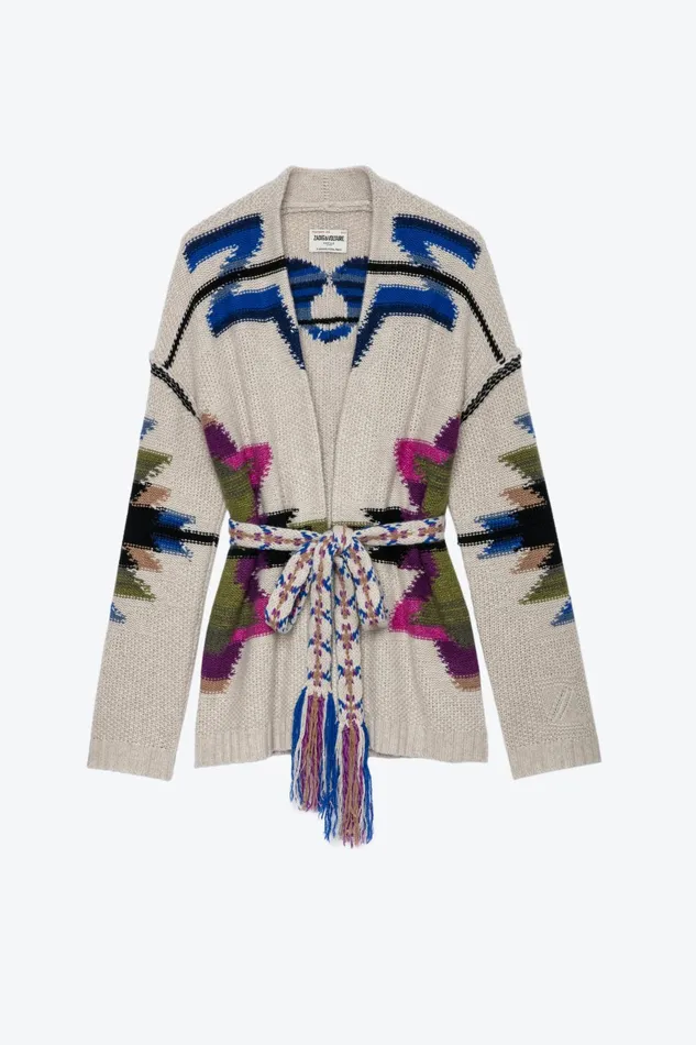 Zadig and Voltaire Sweaters and Knitwear ASPEN CARDIGAN PUTTY 8211 Women Zadig and Voltaire Sweaters and Knitwear ASPEN CARDIGAN PUTTY 8211 Women