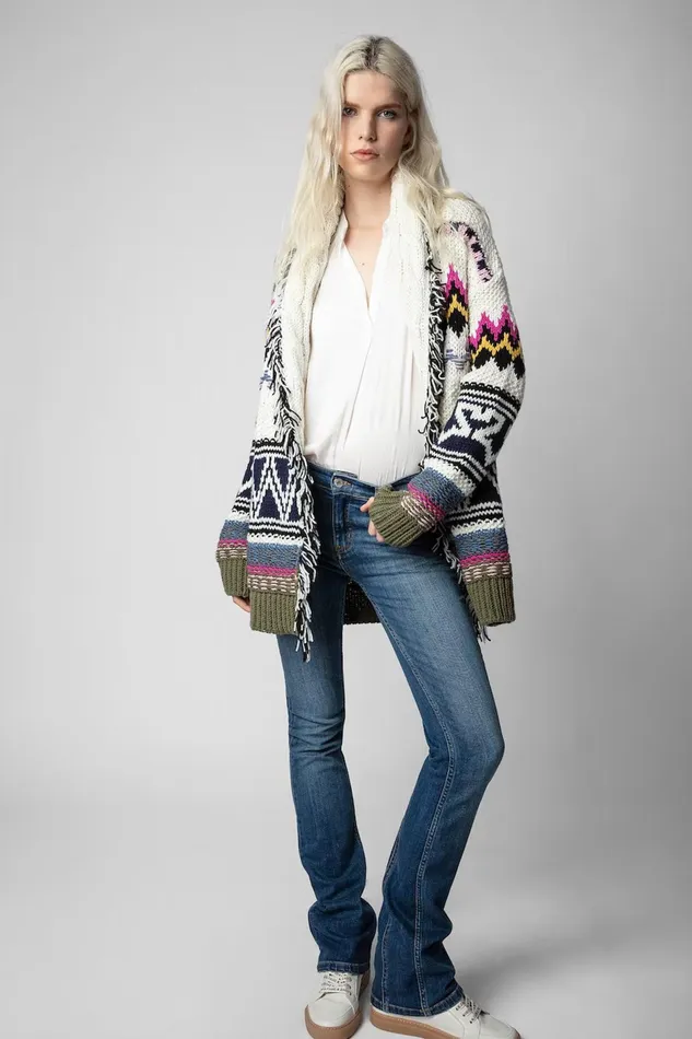 Zadig and Voltaire Sweaters and Knitwear ELLA SHOW CARDIGAN MULTI 8211 Women
