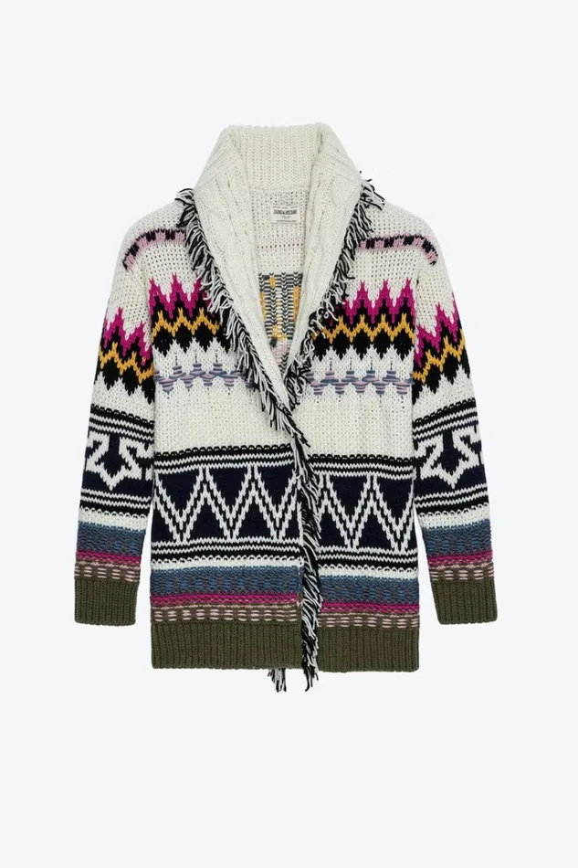 Zadig and Voltaire Sweaters and Knitwear ELLA SHOW CARDIGAN MULTI 8211 Women Zadig and Voltaire Sweaters and Knitwear ELLA SHOW CARDIGAN MULTI 8211 Women